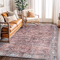 ACME Furniture　TRIGON RUG Amazon.com: Art&Tuft Washable Rug, Anti-Slip Backing